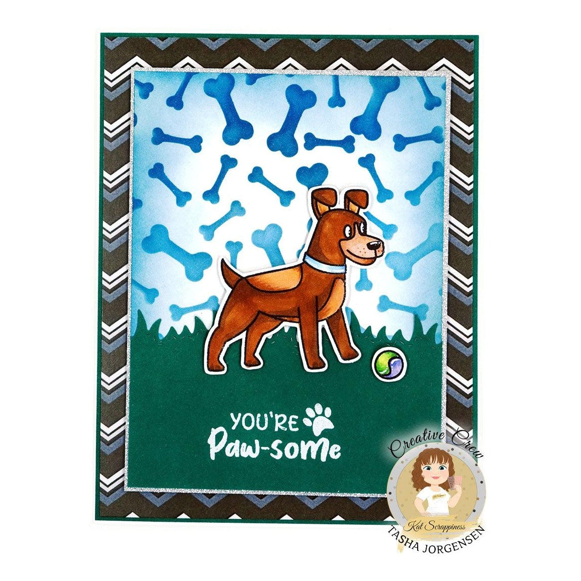 Pawsome Dogs Sentiments Stamp Set