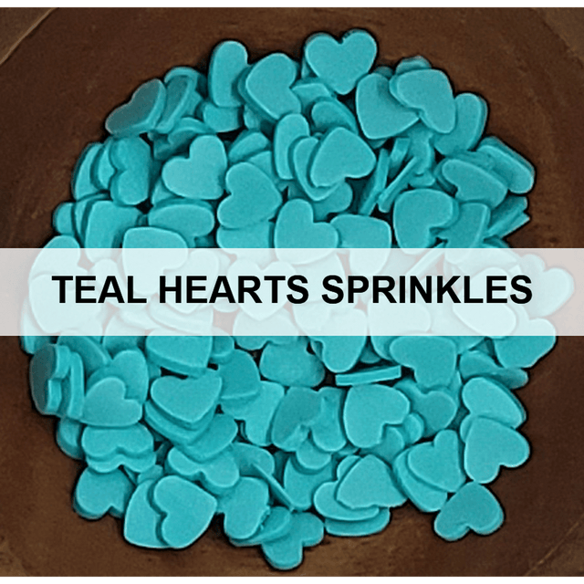 Teal Heart Sprinkles by Kat Scrappiness - Kat Scrappiness