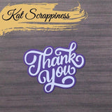 Thank You w/Shadow Die by Kat Scrappiness - Kat Scrappiness