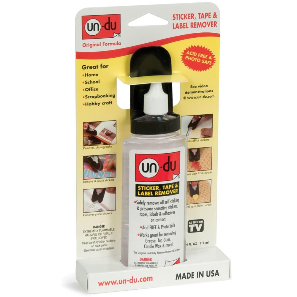 Un-Du ADHESIVE REMOVER Sticker Tape and Label Remover 00207 – Simon Says  Stamp