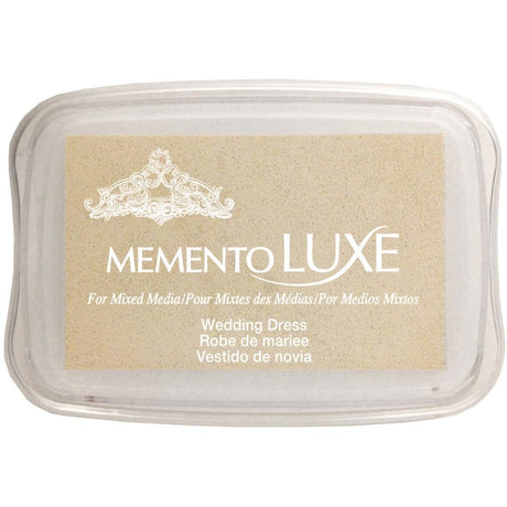 Memento Luxe Ink Pad - Wedding Dress - White