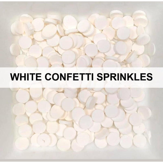 White Confetti Sprinkles by Kat Scrappiness - Kat Scrappiness