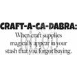 CRAFT-A-CADABRA Cling Stamp by Riley & Co