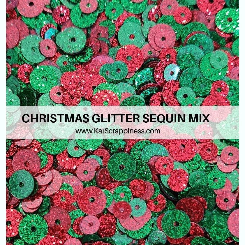 Glitter Sequin Mix - Christmas