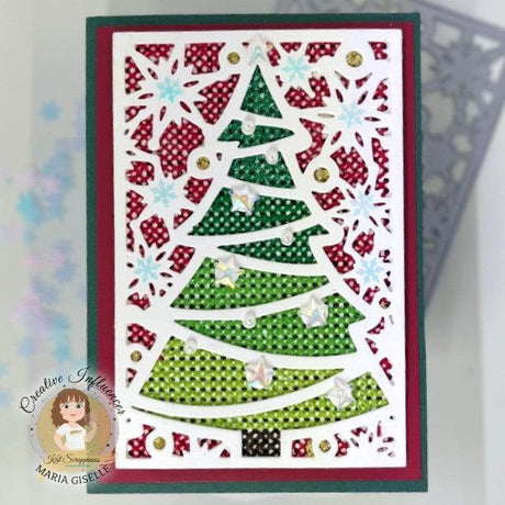 Christmas Tree Background Craft Die - CLEARANCE!