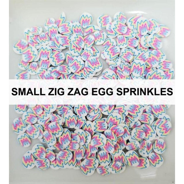 Small Zig Zag Easter Egg Sprinkles