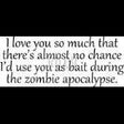 Zombie Apocalypse Cling Stamp by Riley & Co